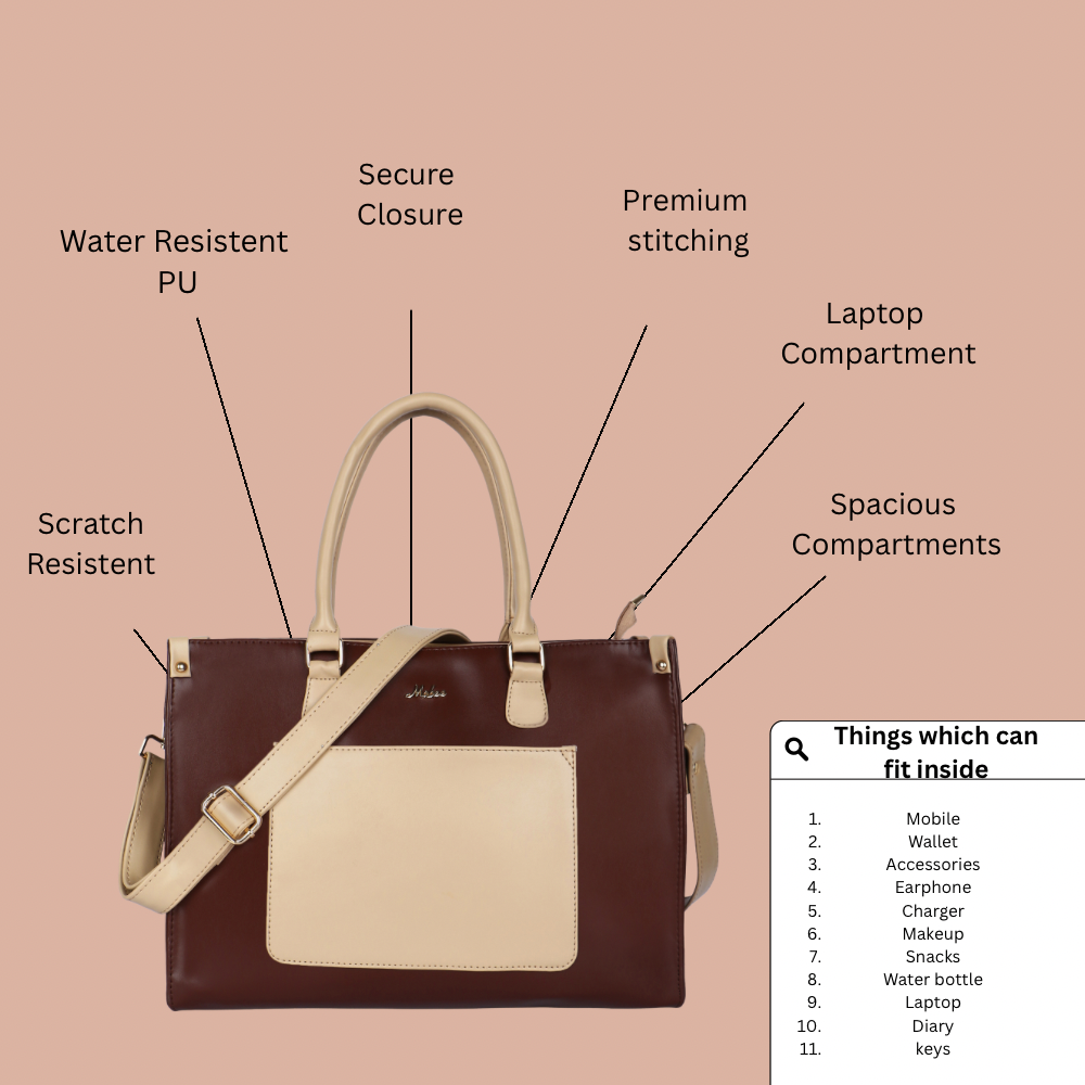 Brown Classic Duo Tote