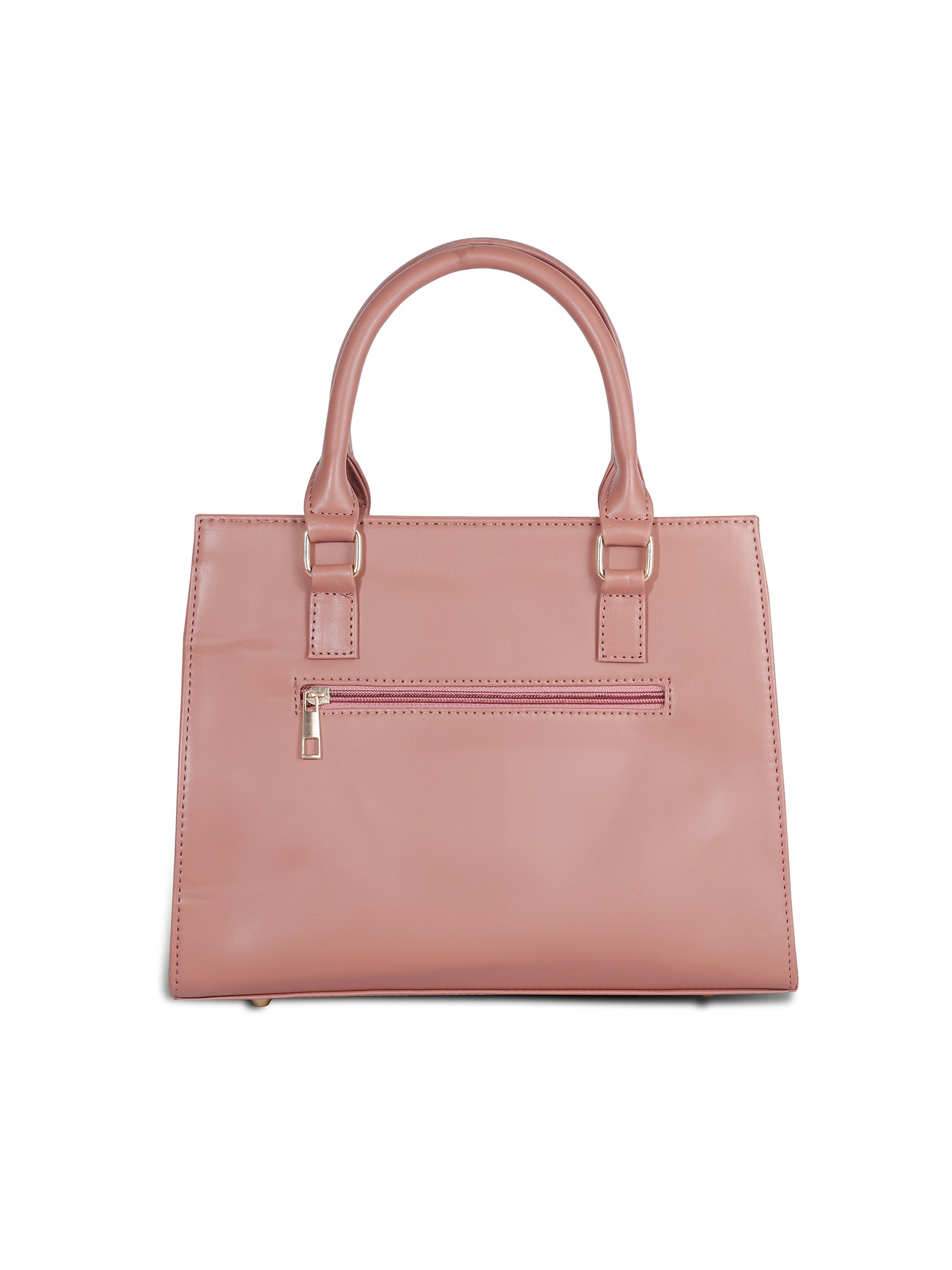 Nude Structured Handheld Bag