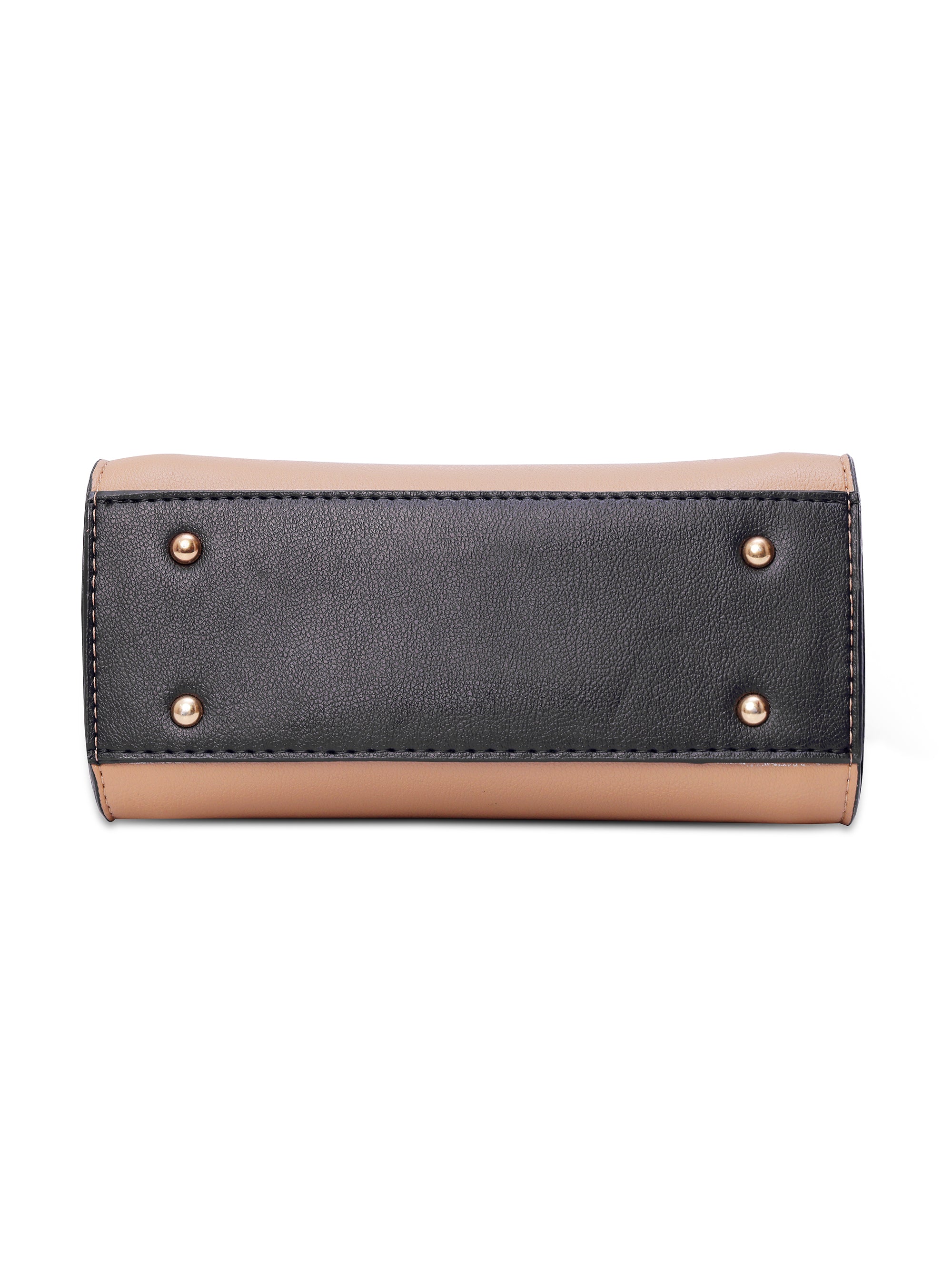 Beige Trilight Satchel