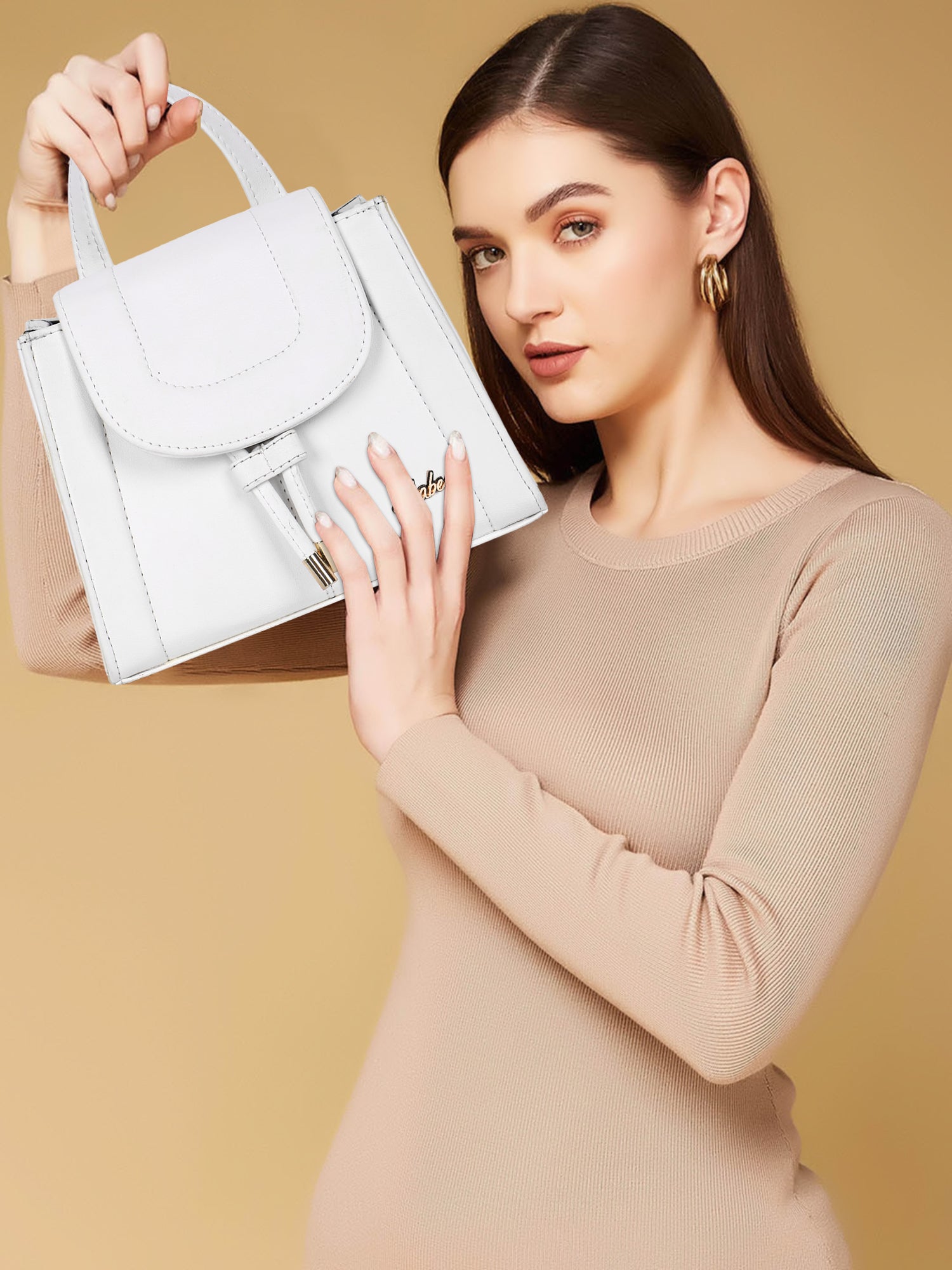 White Half Moon Sling