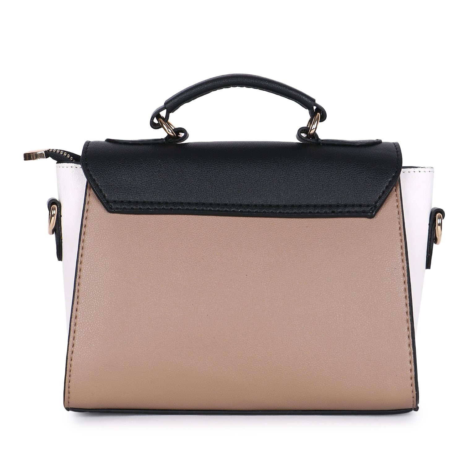 Beige Satchel Bag