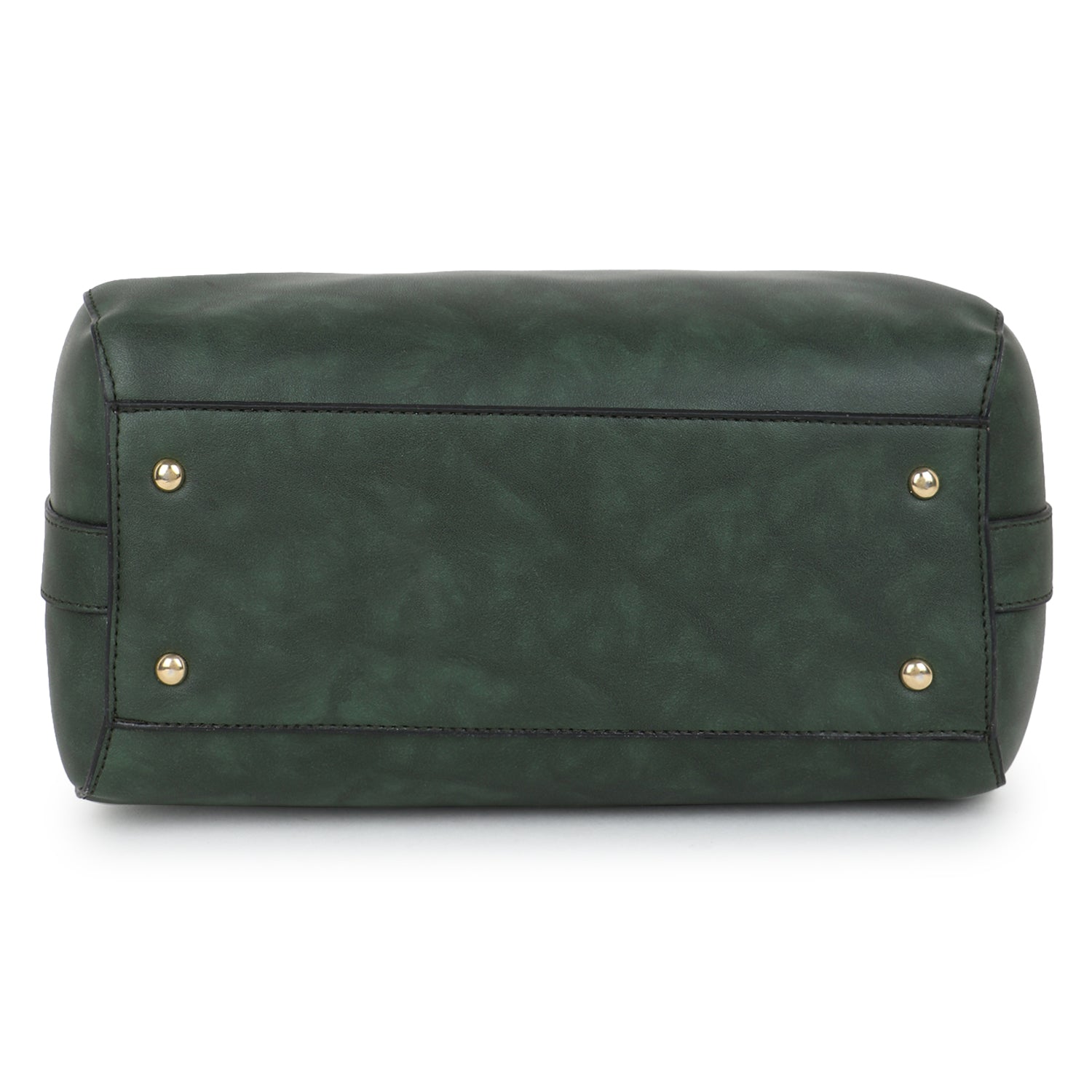 Olive Green Structured Handheld Bag