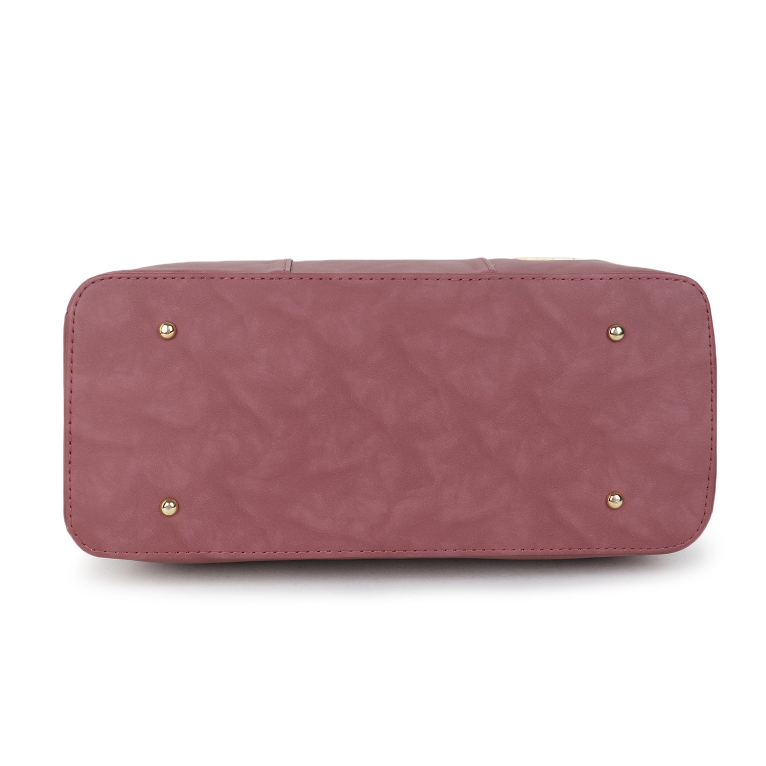 Pink Textured Handheld Bag