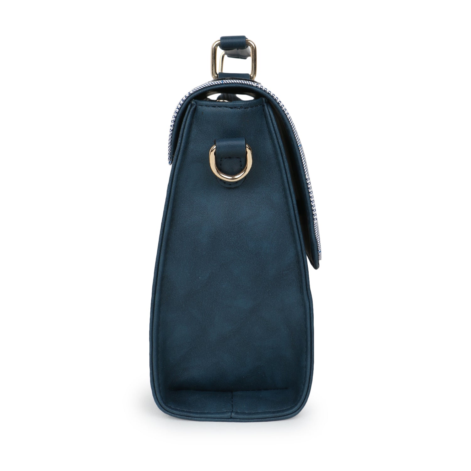 Blue Checked Sling Bag