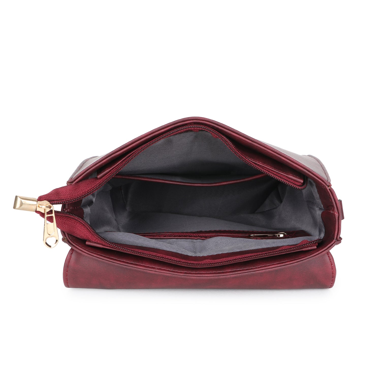 Red Solid Satchel