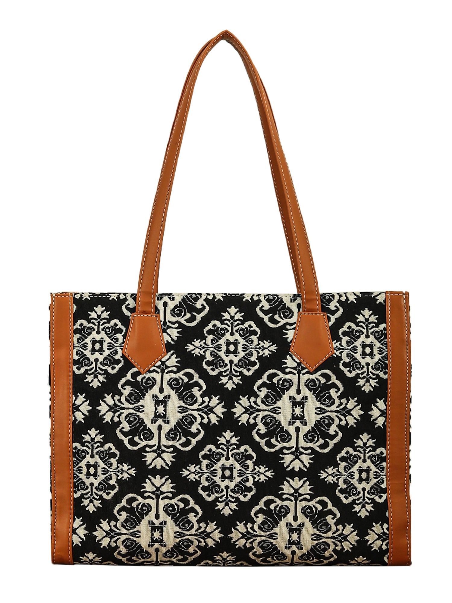 Women Geometric Printed Swagger Tote Bag