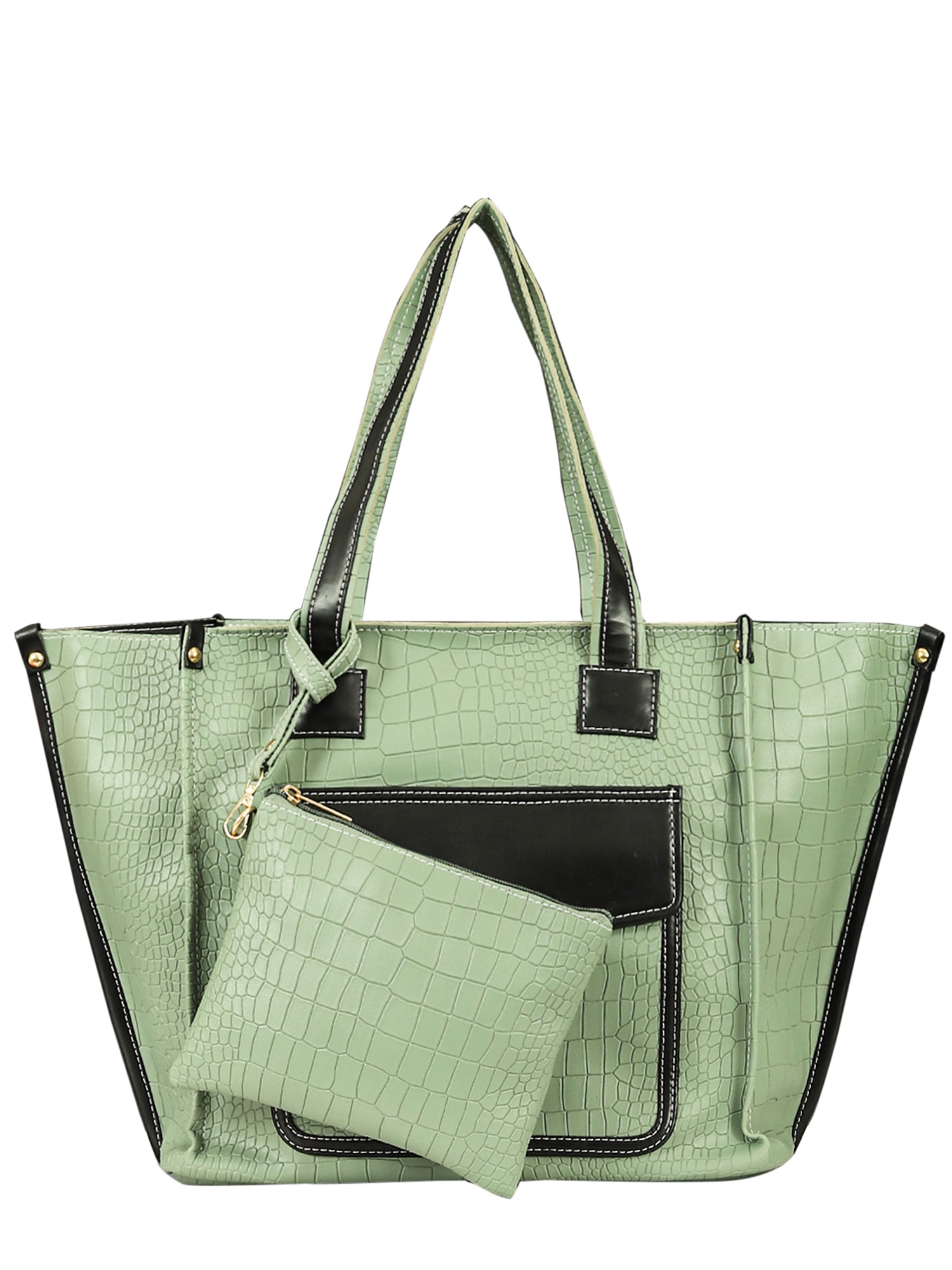 Bucket Tote Bag (Green)