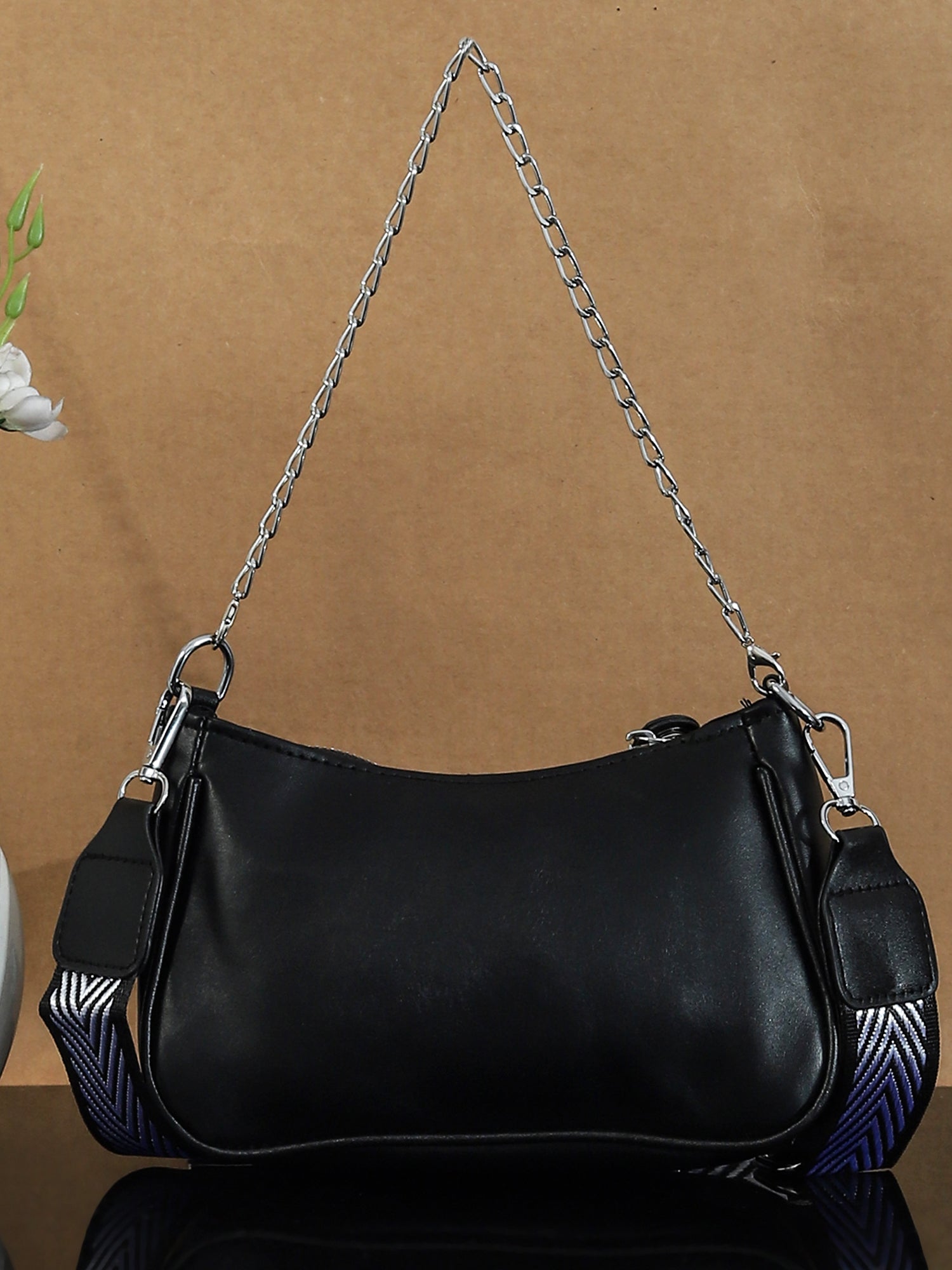 PU Structured Sling Bag