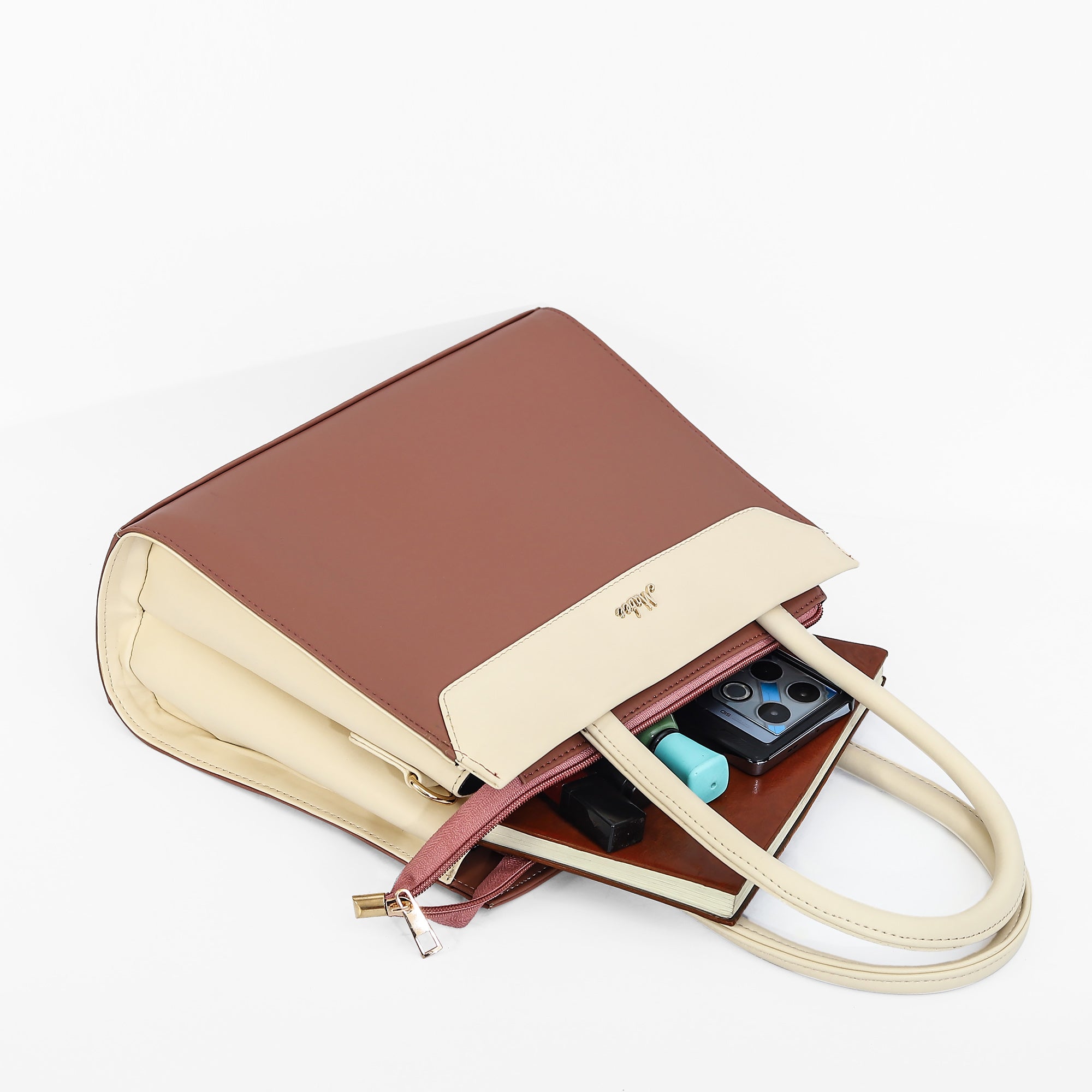 Brown Infinity Handbag