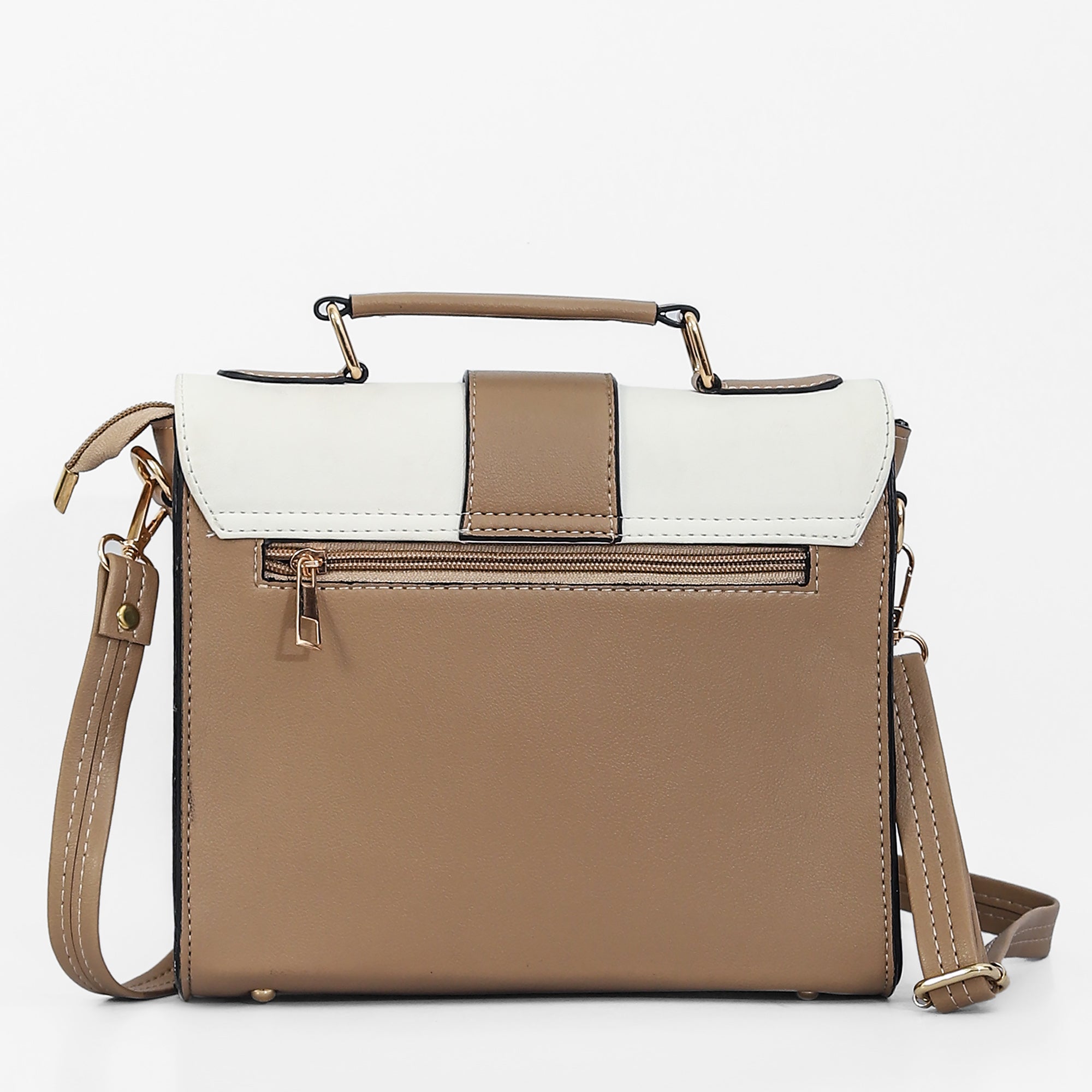 Mid Belt Sling Bag (Beige)