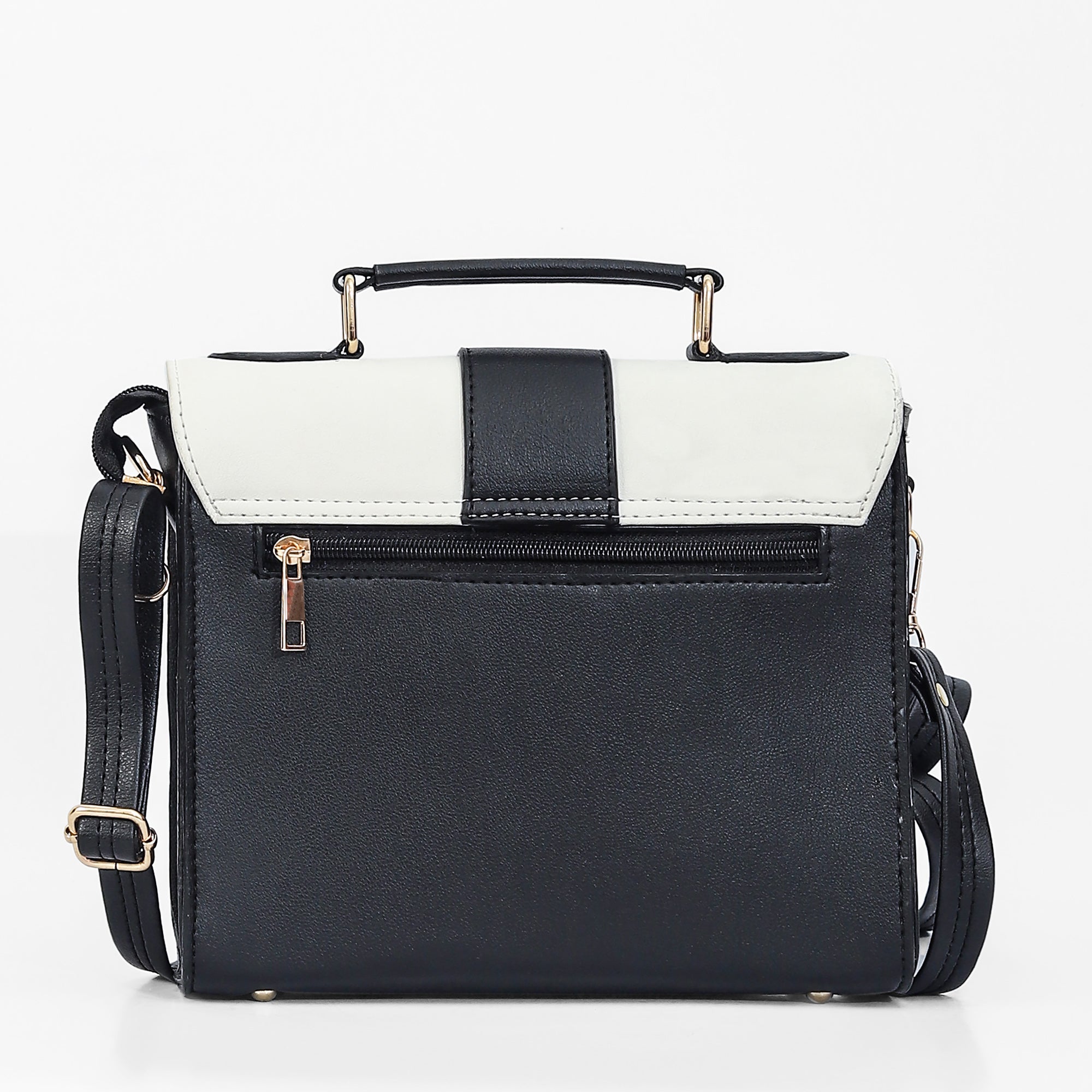 Mid Belt Sling Handbag (Black)
