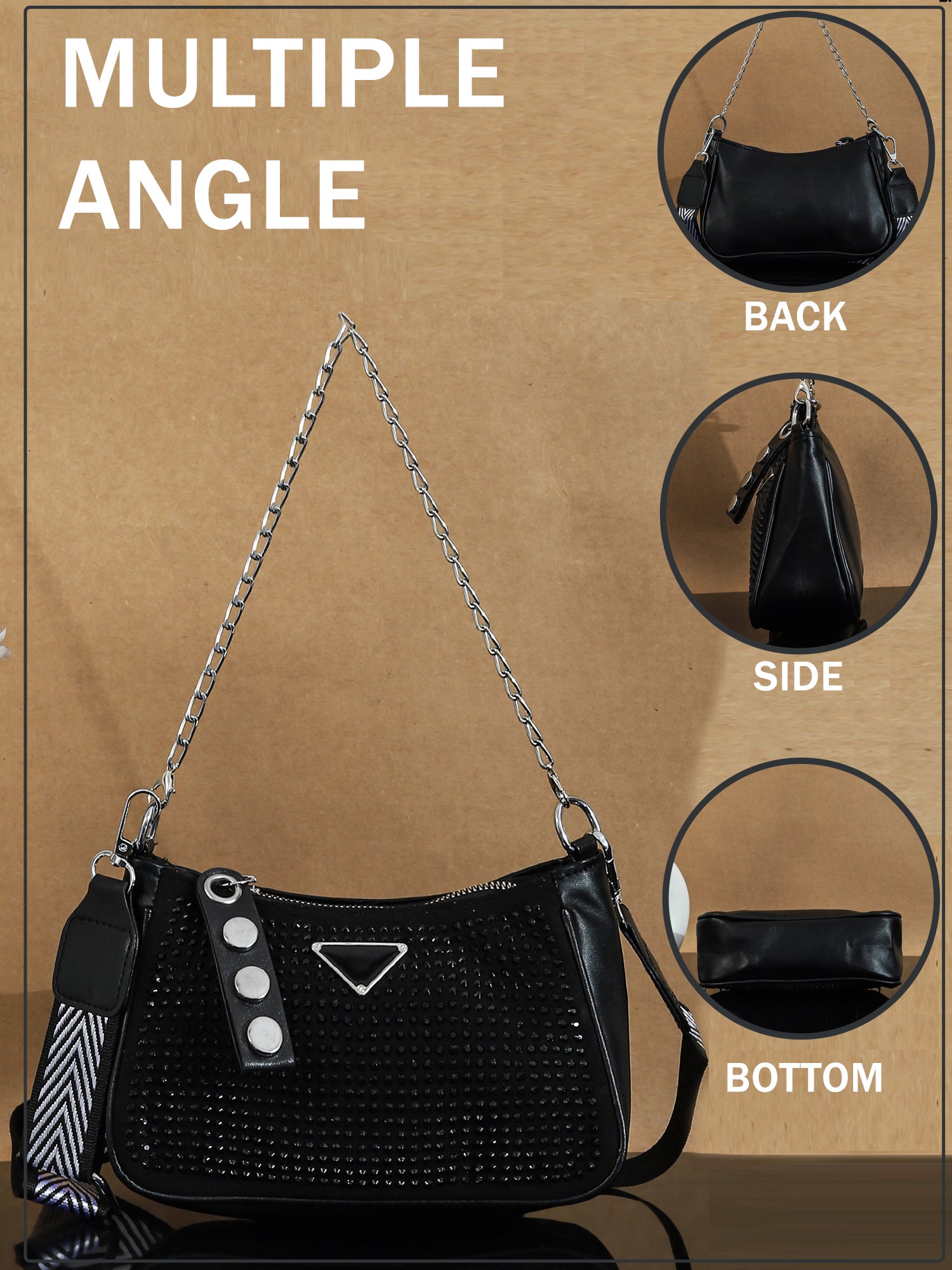 PU Structured Sling Bag