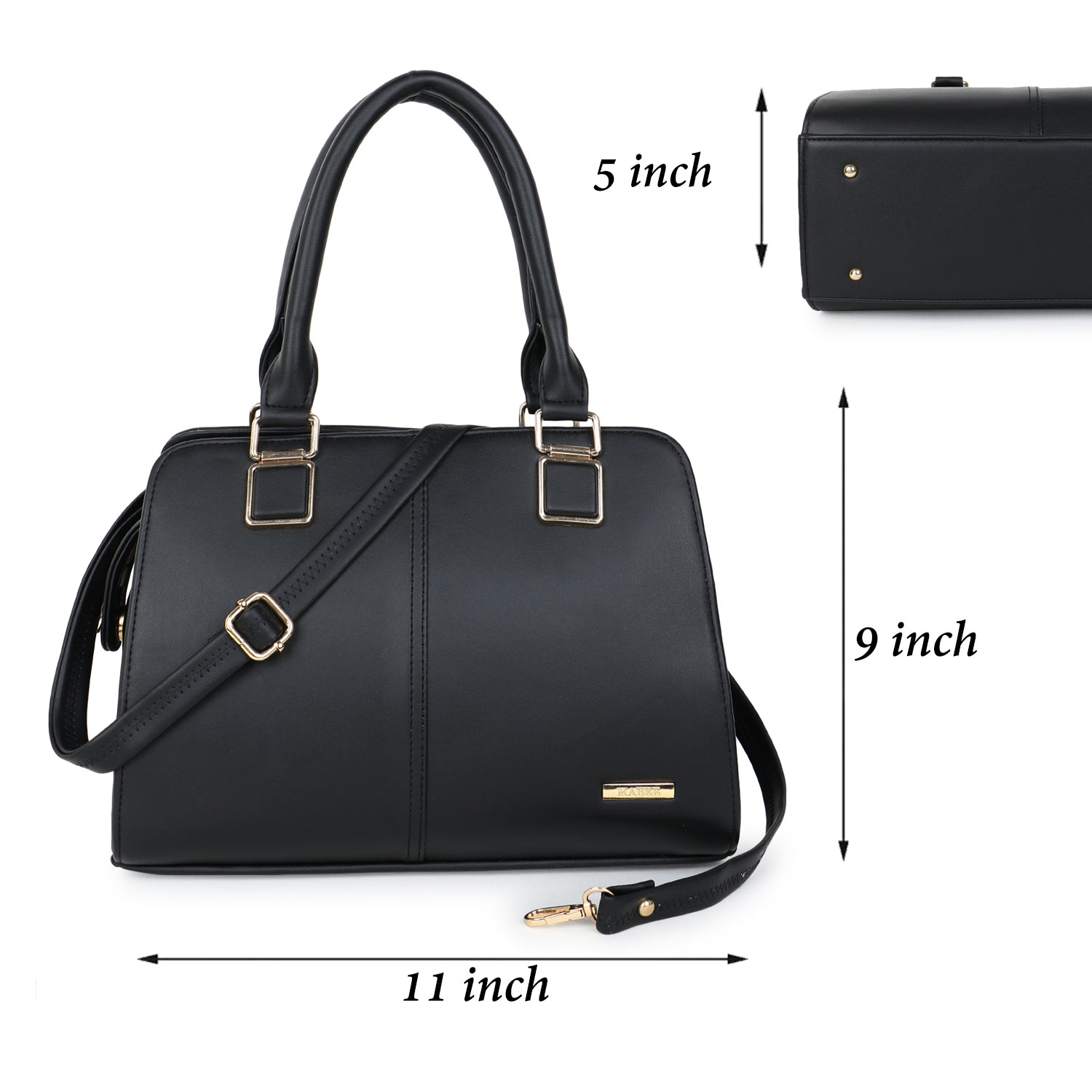 Black Handheld Bag