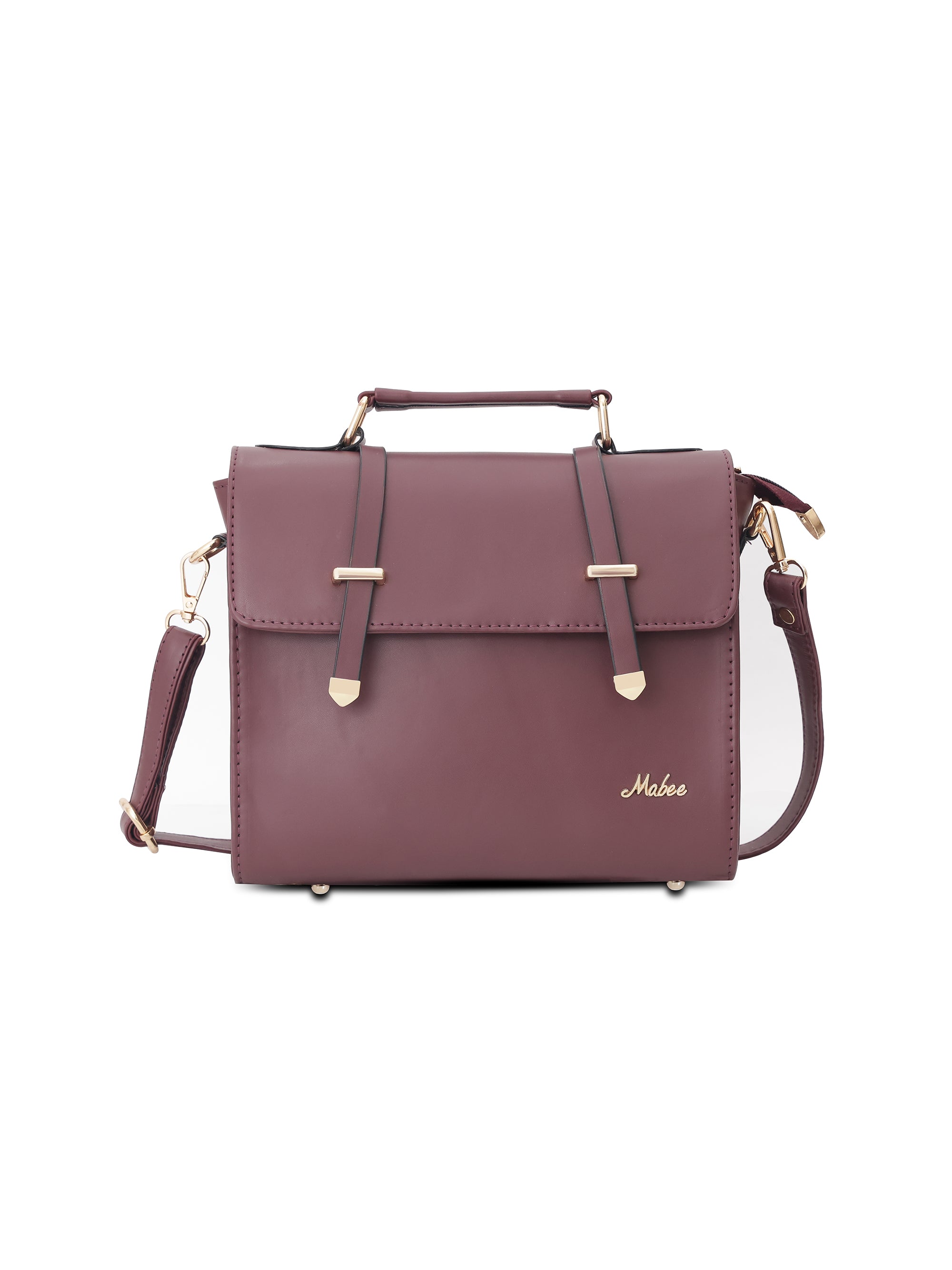 Berry Solid Satchel