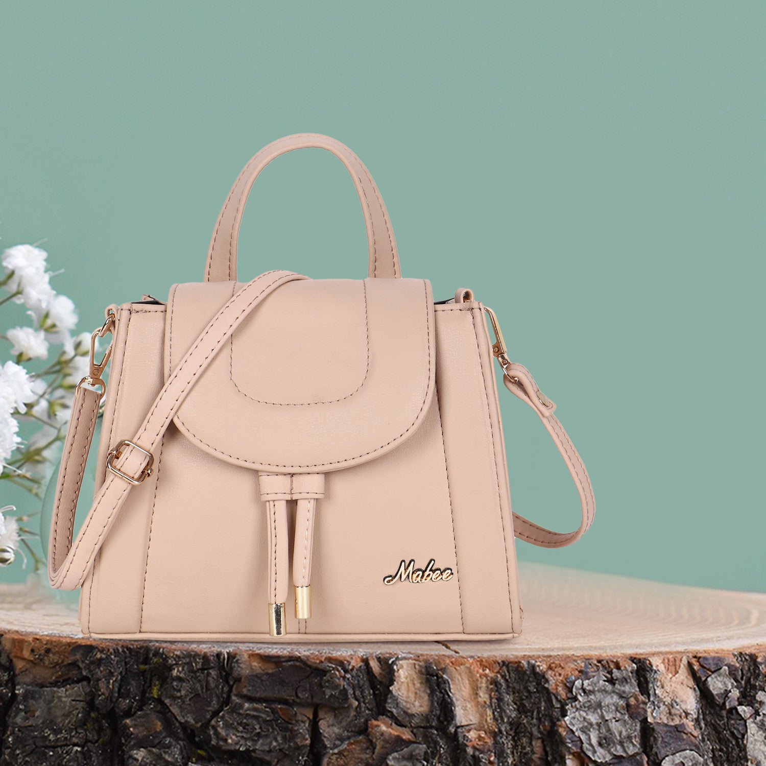 Nude Satchel Bag