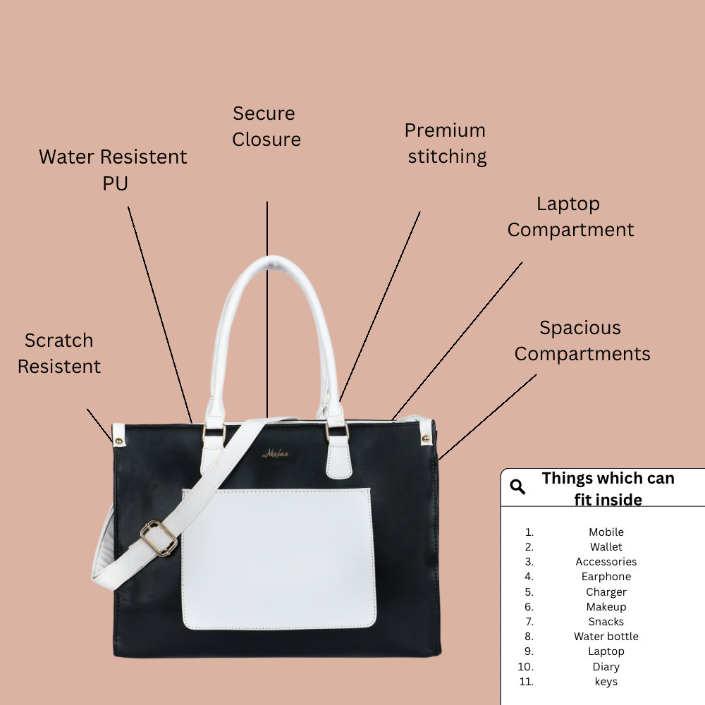 Black Classic Duo Tote