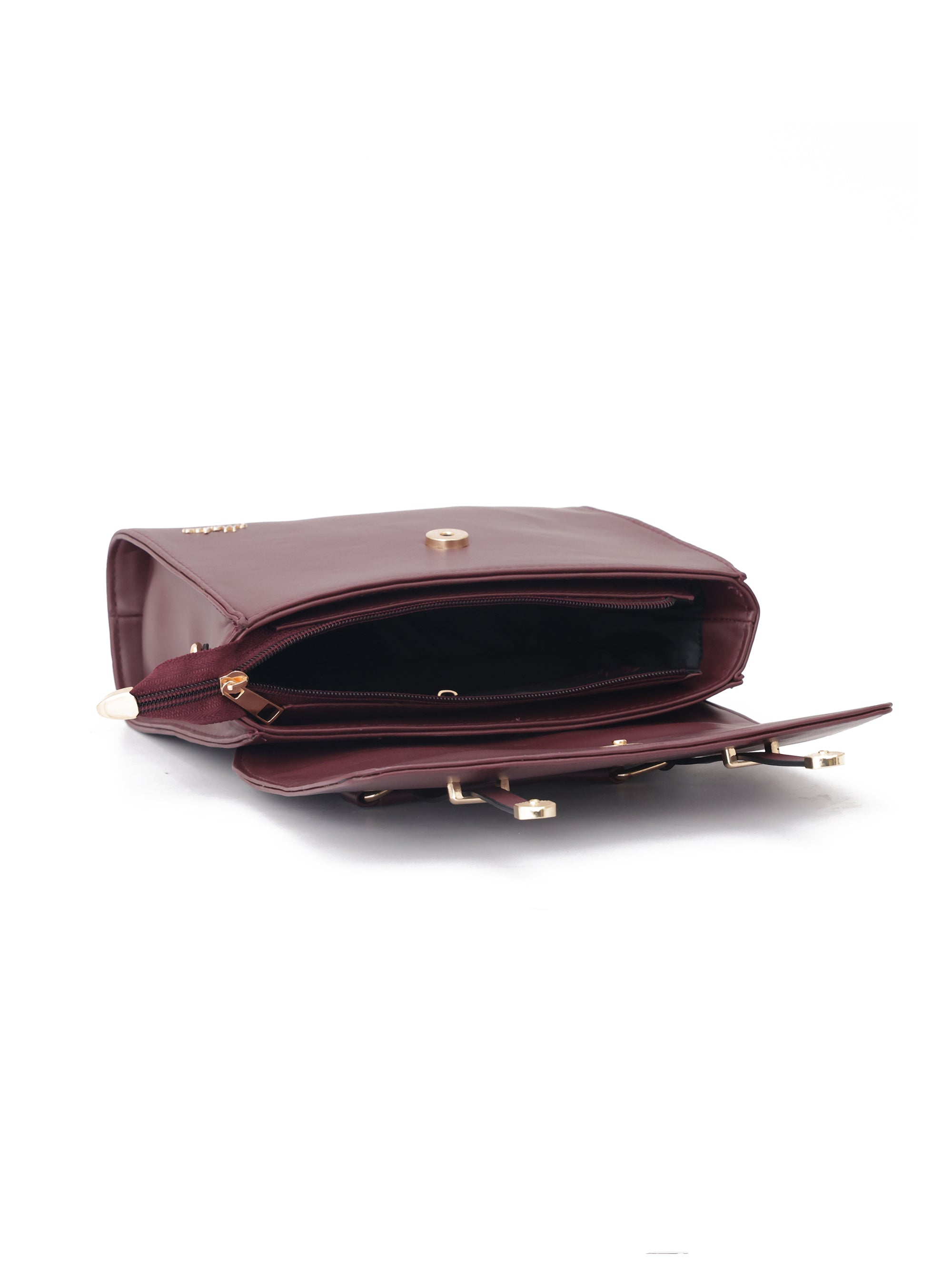 Berry Solid Satchel