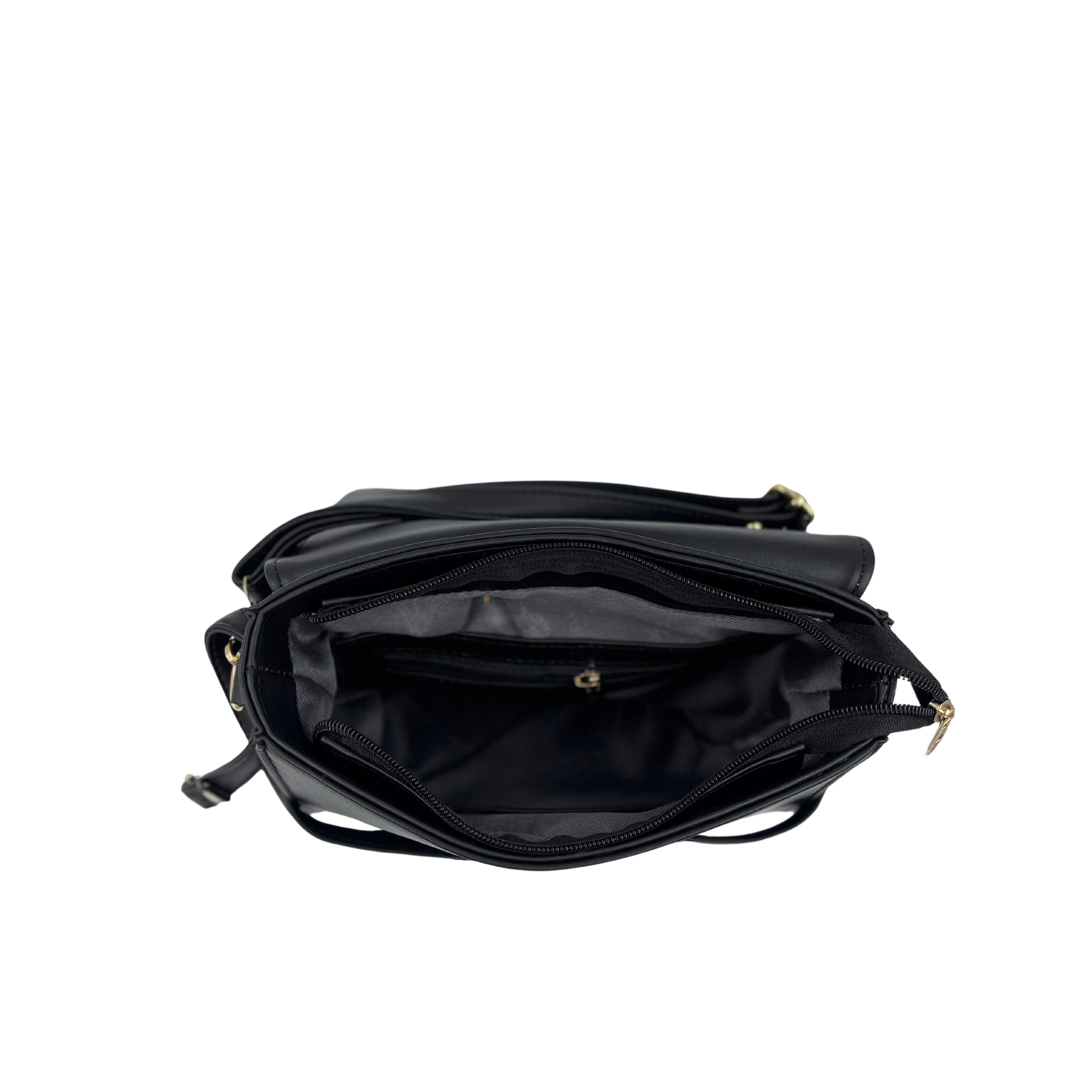 Black Checked Sling Bag