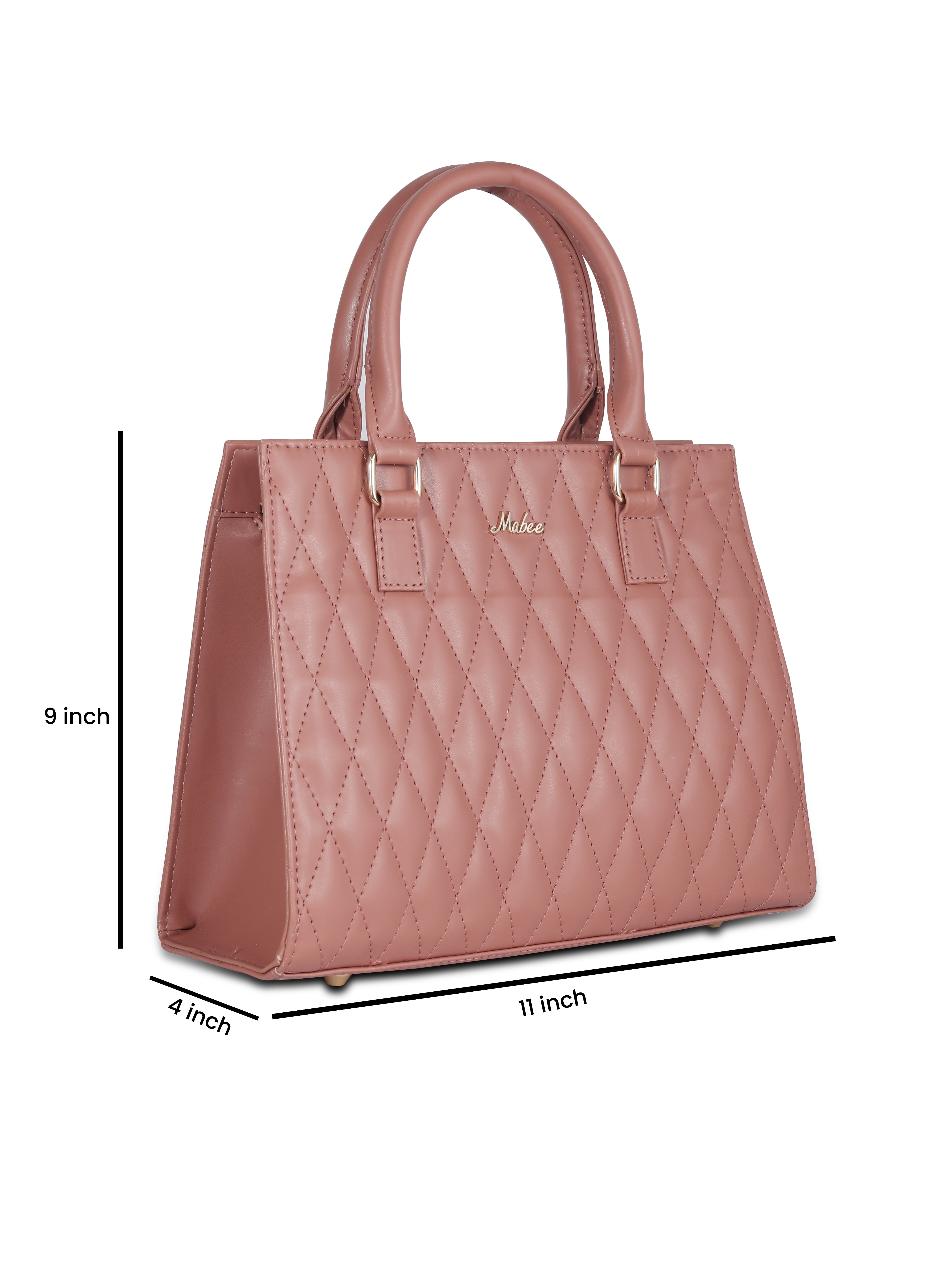 Nude Structured Handheld Bag