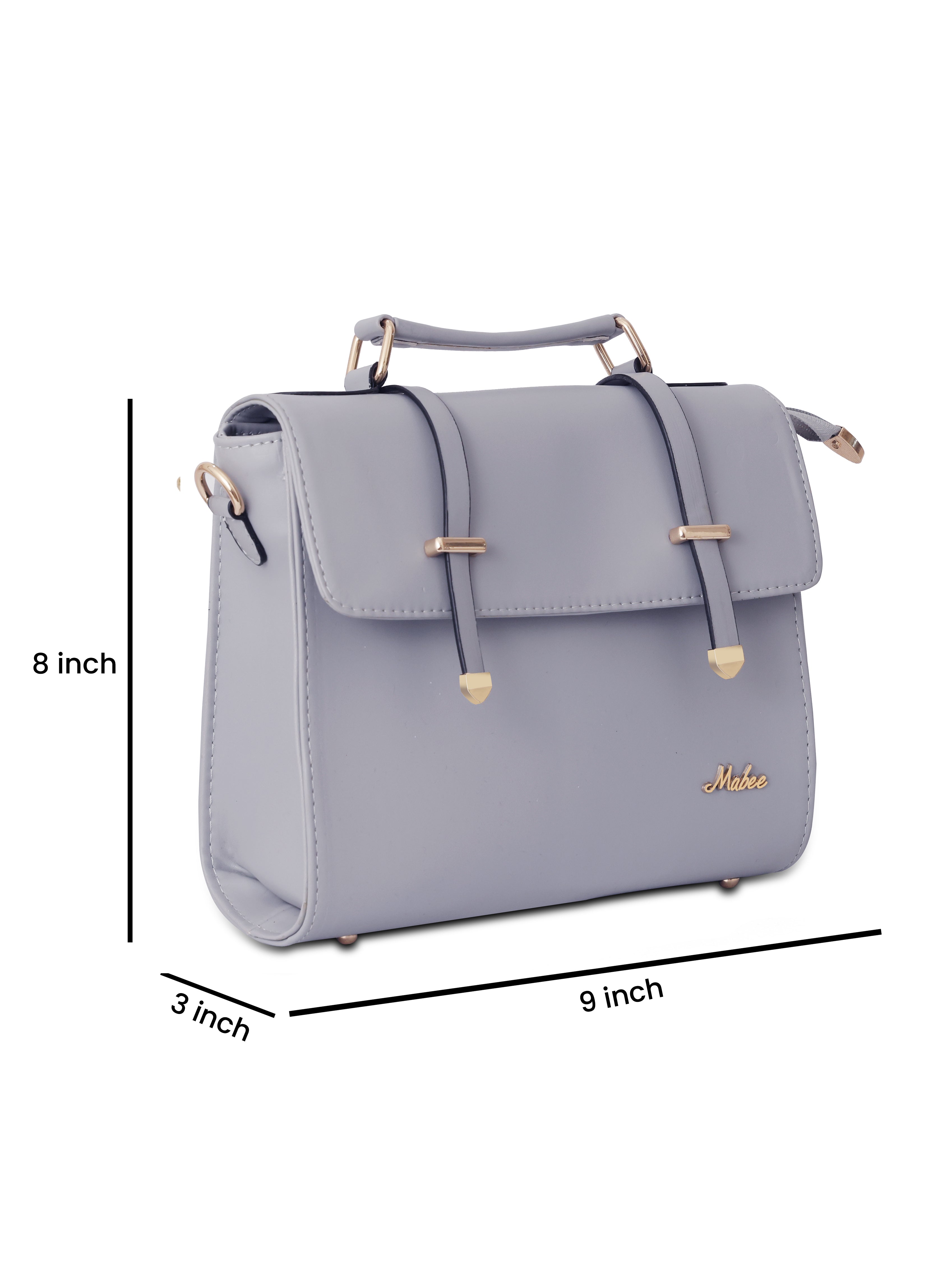 Cloud Grey Satchel Bag