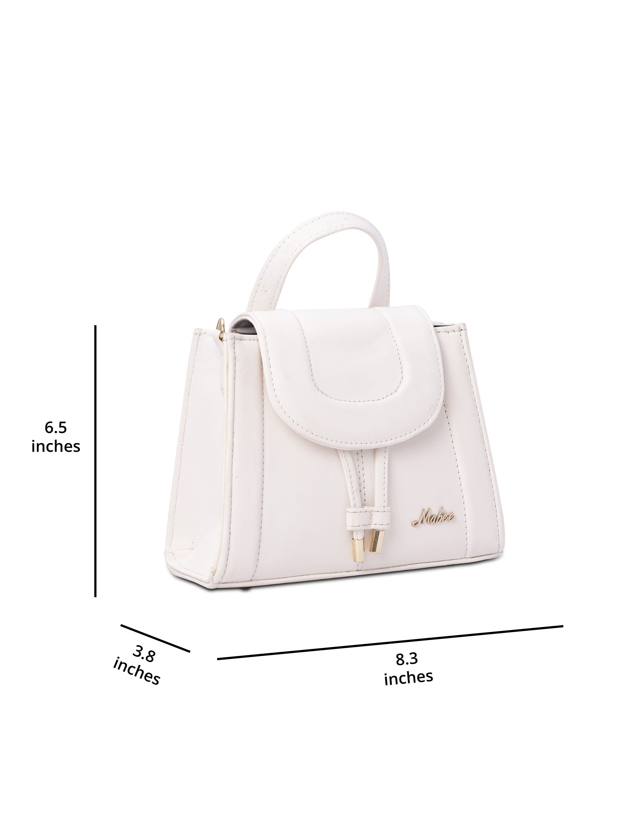 White Half Moon Sling