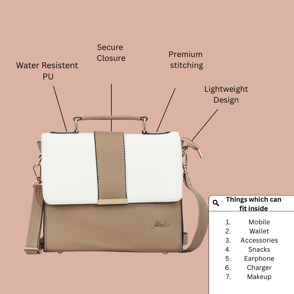 Two Tone Sling(Beige)