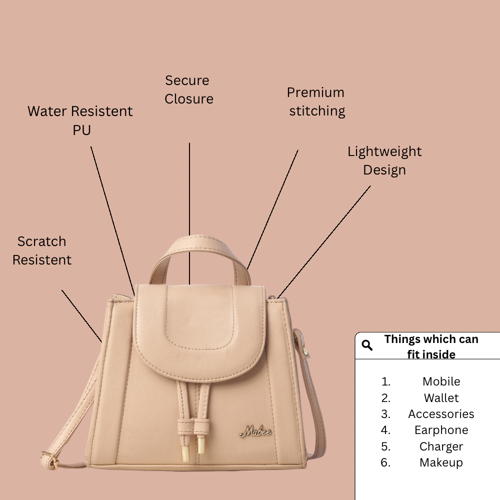 Nude Half Moon Sling