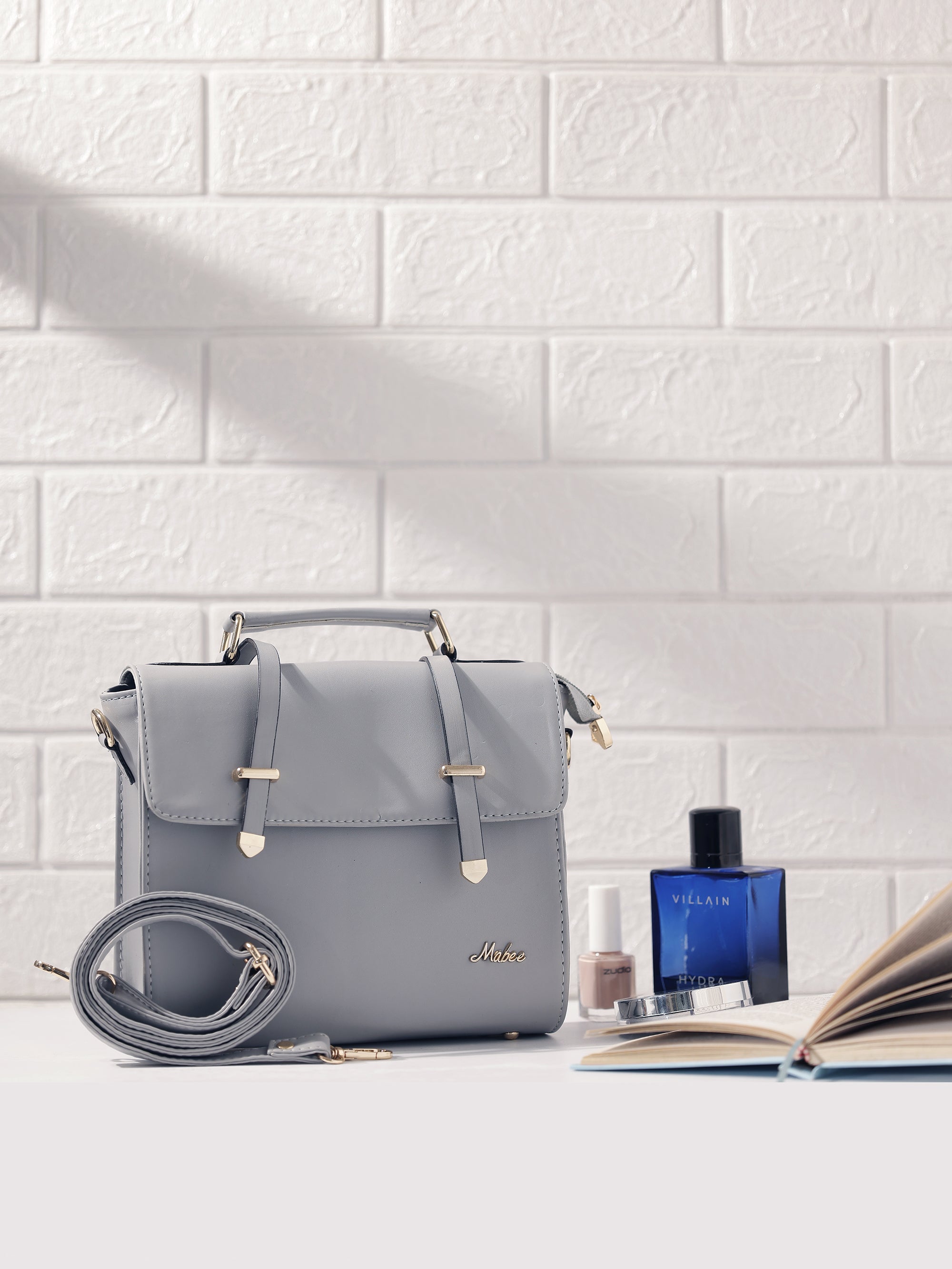 Cloud Grey Satchel Bag