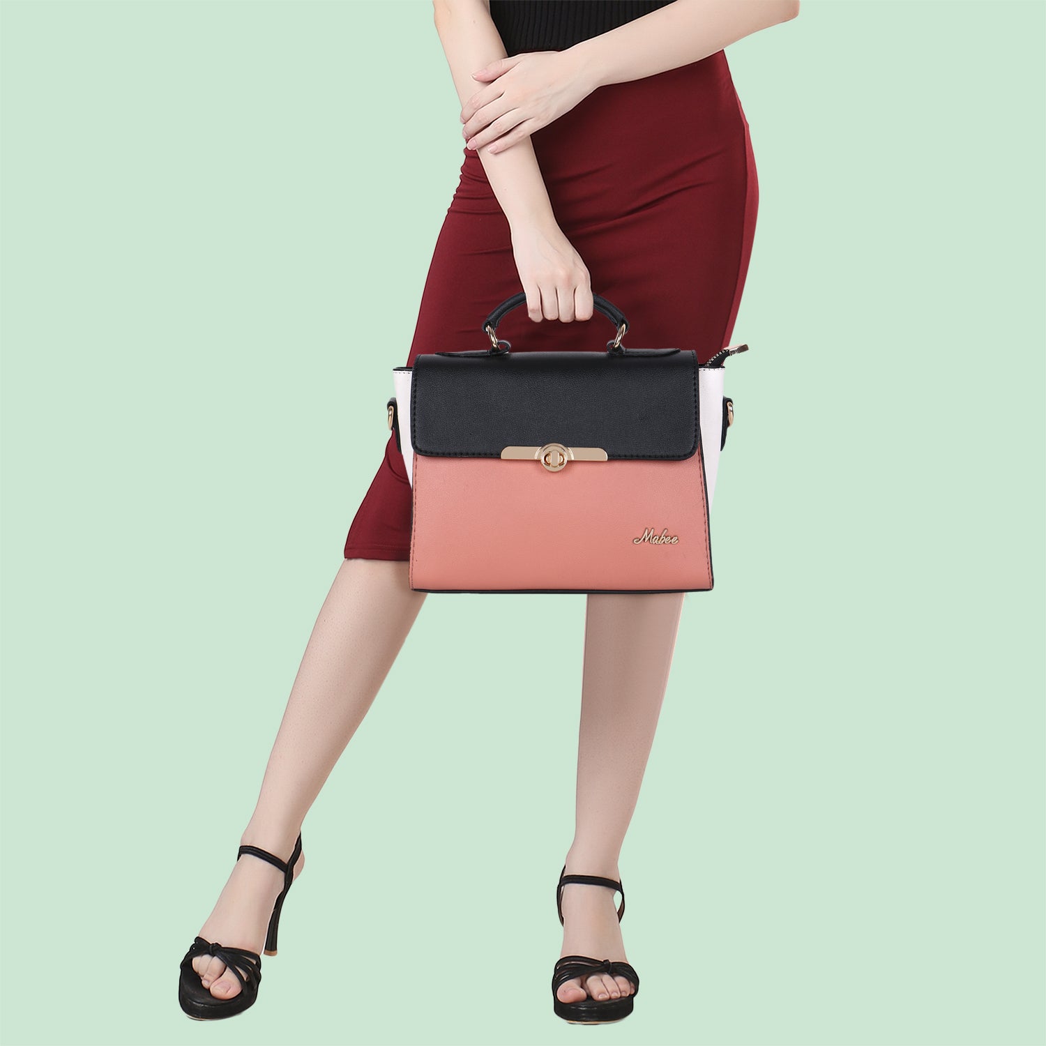 Nude Satchel Bag