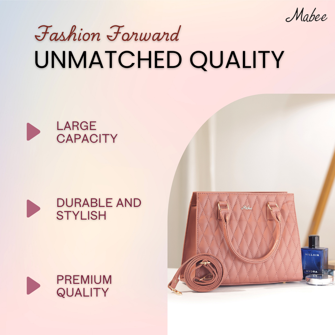Nude Structured Handheld Bag