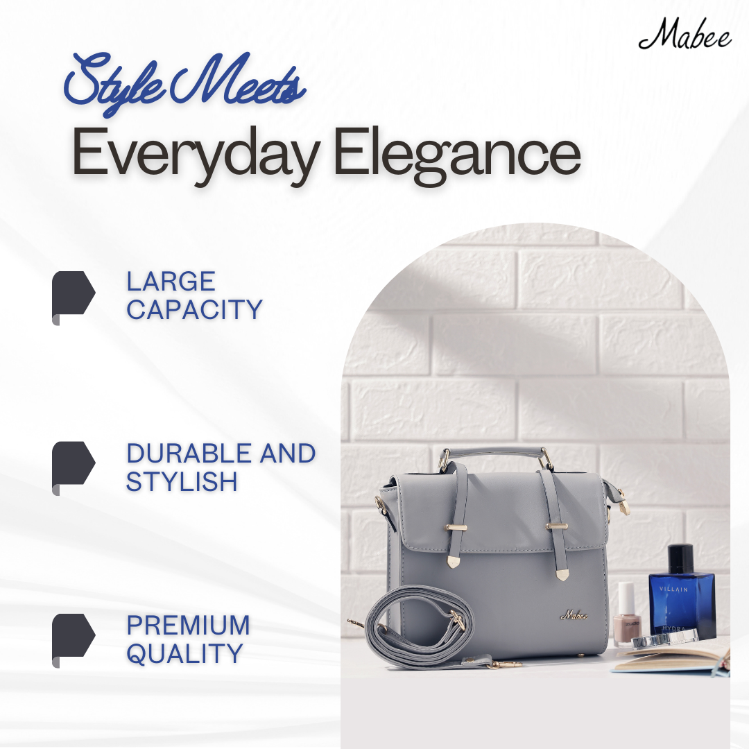 Cloud Grey Satchel Bag