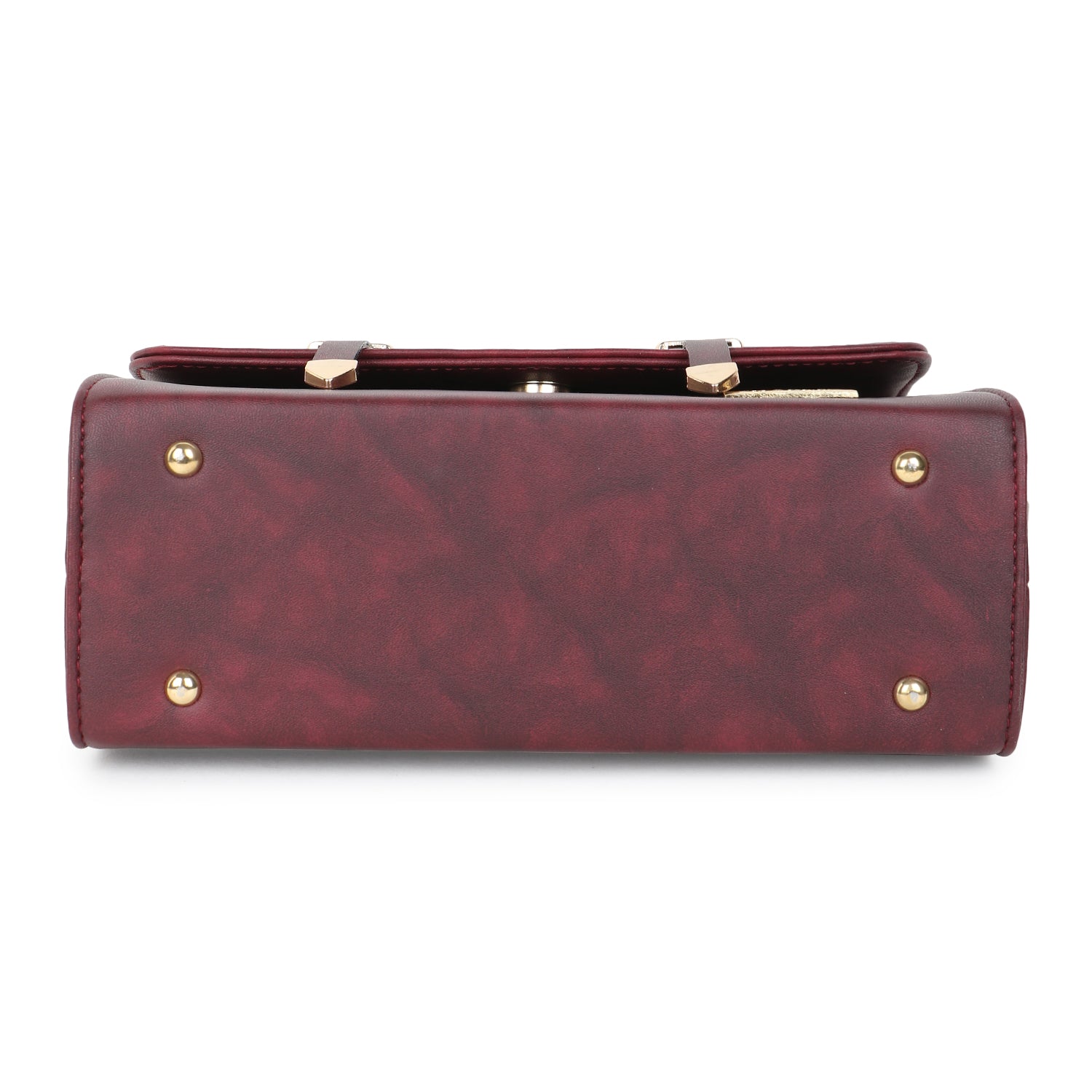 Red Solid Satchel