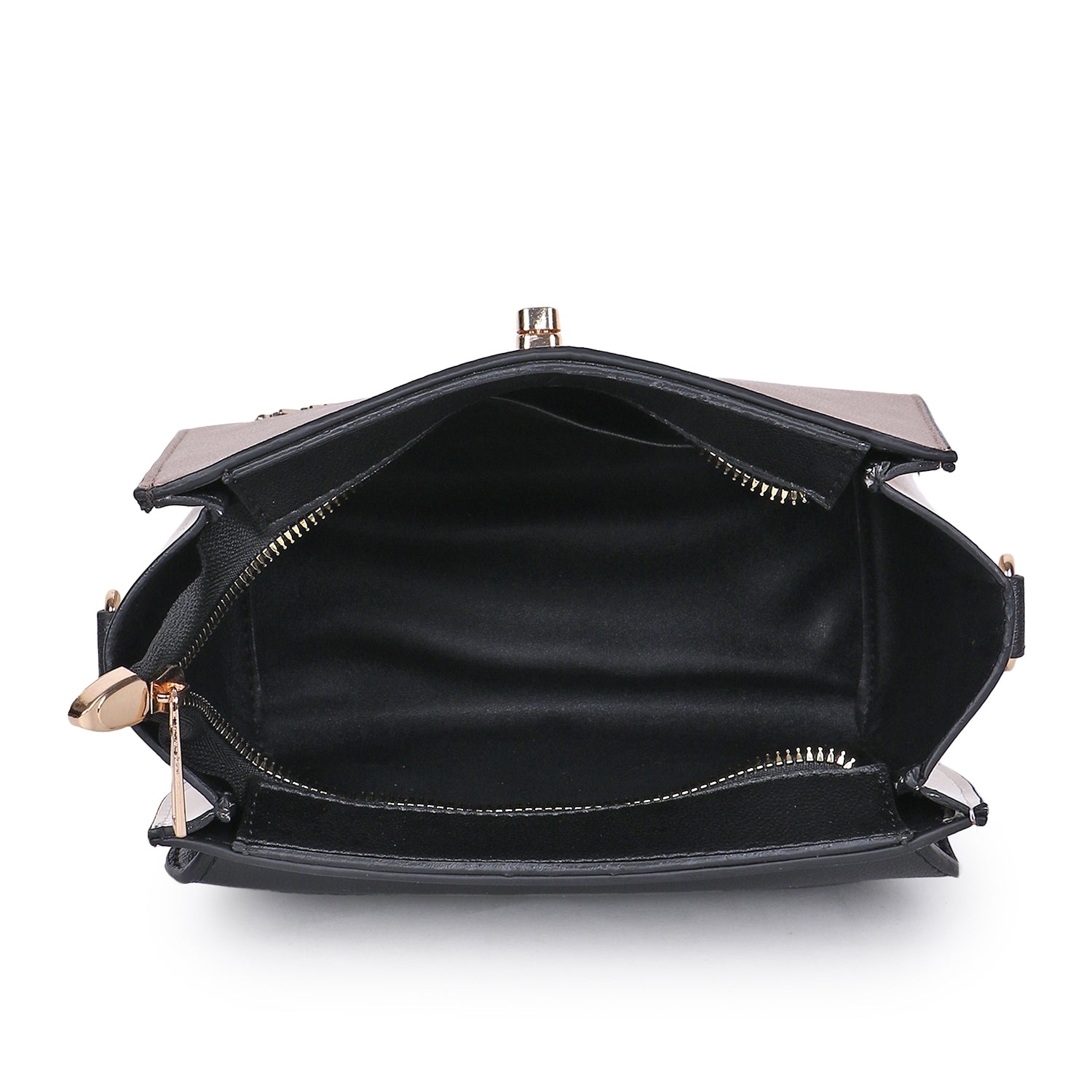 Beige Satchel Bag