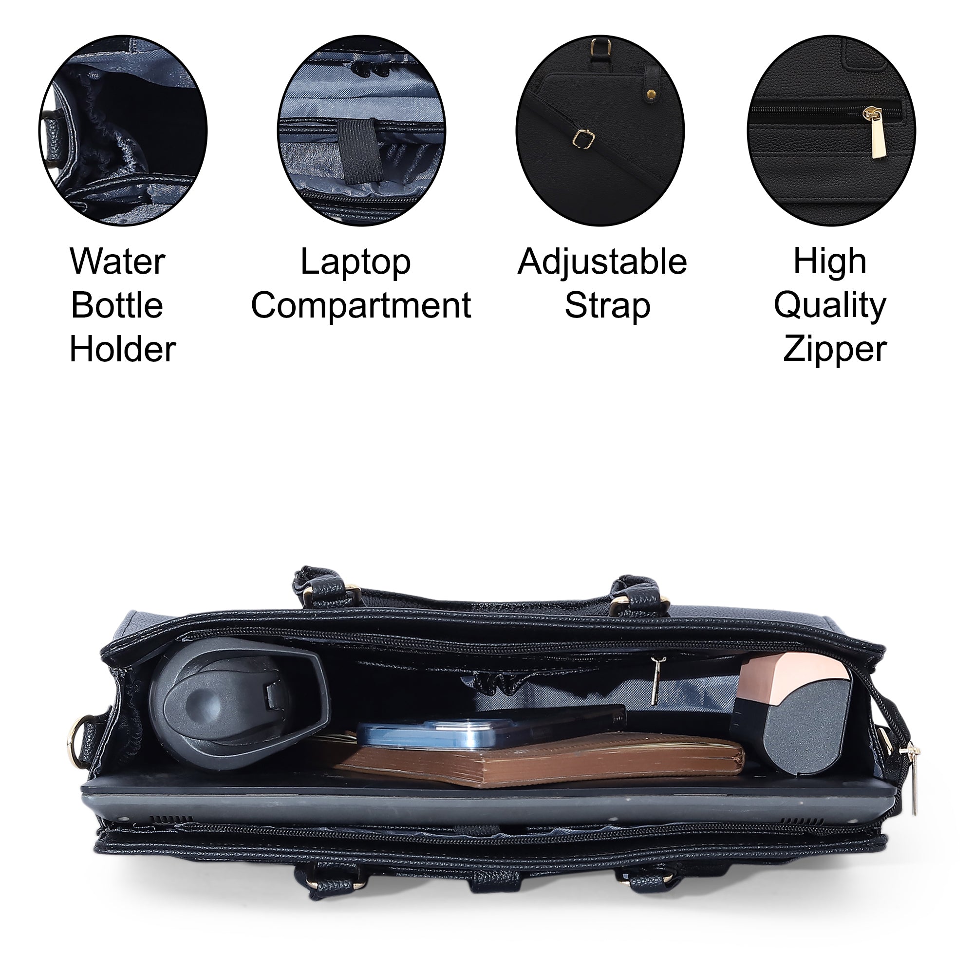 Nyra Tote Bag ( Black)