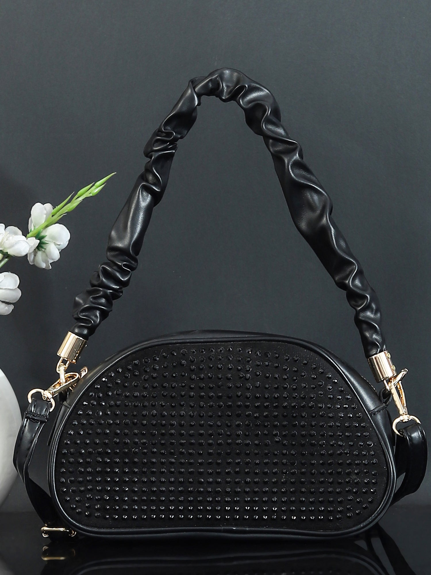 PU Structured Sling Bag