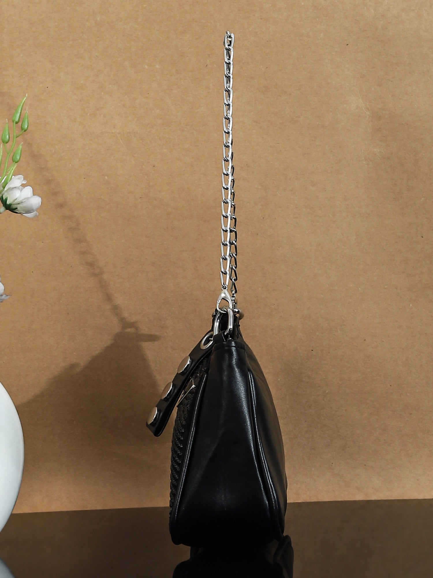 PU Structured Sling Bag