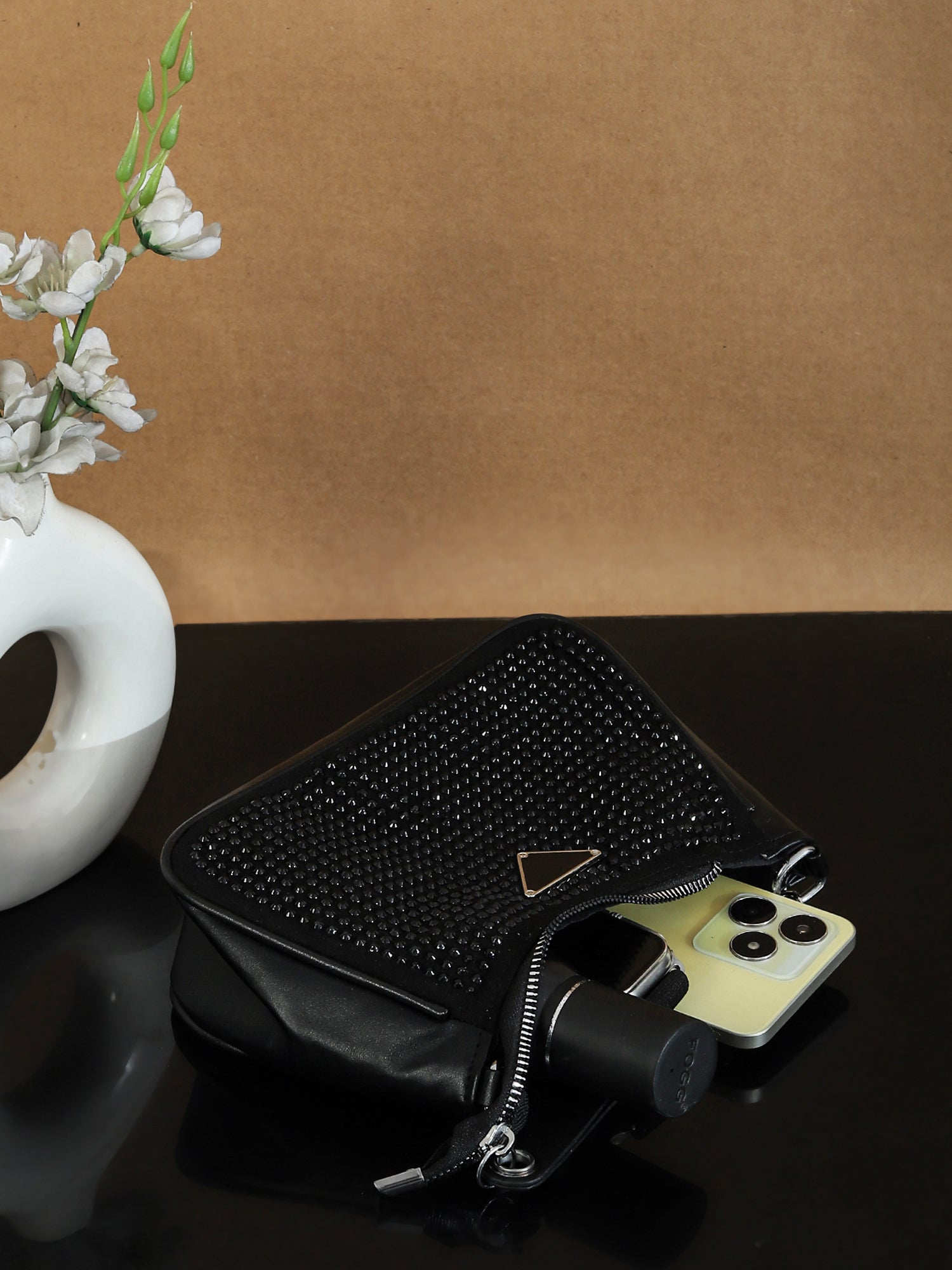 PU Structured Sling Bag