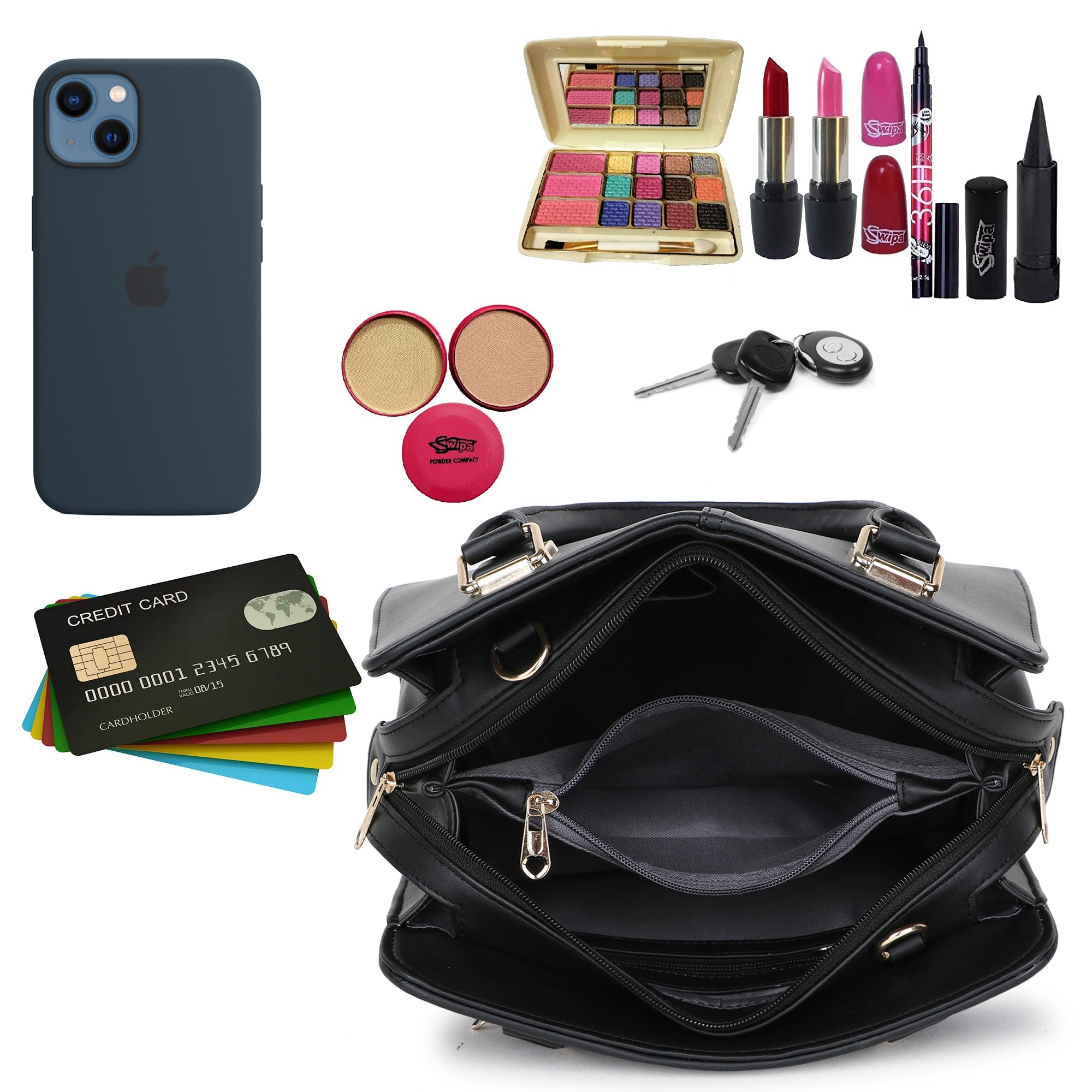 Black Handheld Bag